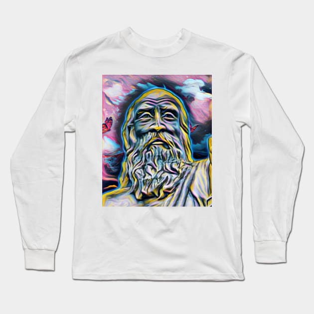 Diogenes Portrait | Diogenes Artwork 10 Long Sleeve T-Shirt by JustLit